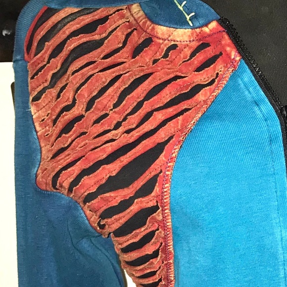 Women’s bohemian hippie style zipper hoodie - Picture 6 of 6